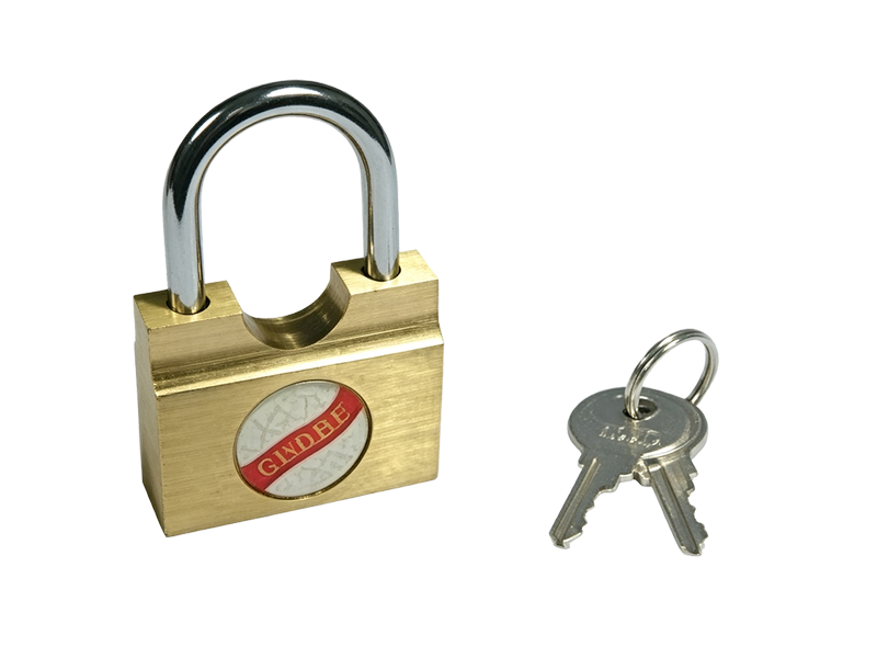 GLOBE Brand Side Opening Brass Padlock